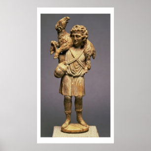 Christ the Shepherd (ivory) Poster