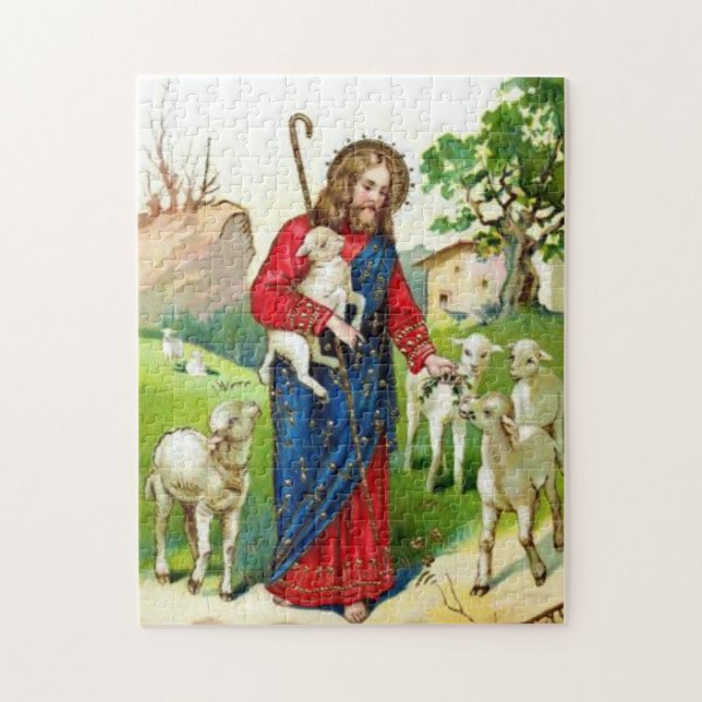 Christ The Shepherd Jigsaw Puzzle (Vertical)