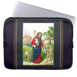 Christ The Shepherd Laptop Sleeve