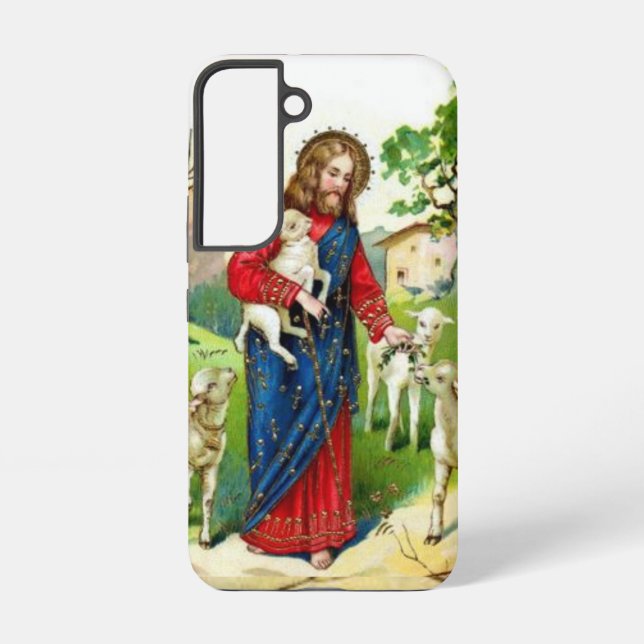 Christ The Shepherd  Samsung Galaxy S22 Case (Back)