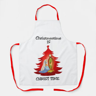 christ Time  Apron