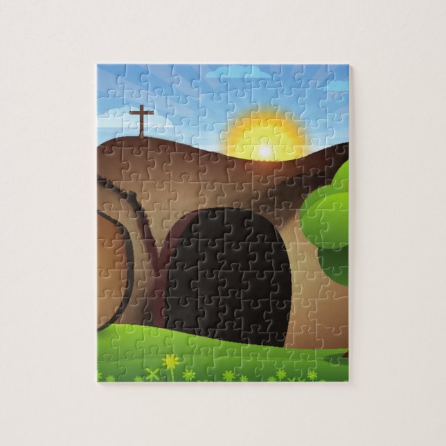 christ tomb jigsaw puzzle (Vertical)