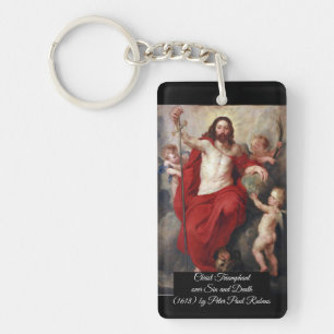 Christ Triumphant over death Keychain