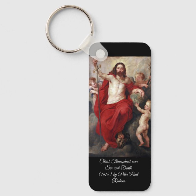 Christ Triumphant over death Keychain (Front)