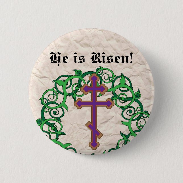Christ Victory! 2 Inch Round Button (Front)