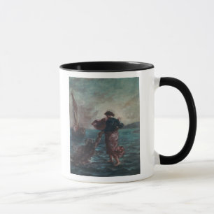 Christ walking on water mug
