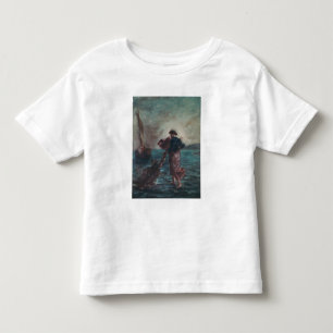 Christ walking on water toddler t-shirt