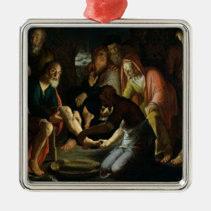 Christ Washing the Disciples' Feet, 1623 Metal Ornament