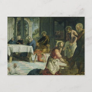 Christ Washing the Disciples' Feet, c.1547 Postcard