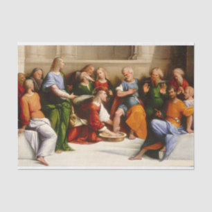Christ Washing the Disciples' Feet, Garofalo Tissue Paper