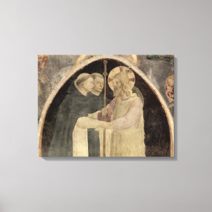 Christ Welcomes Two Dominican Friars, (fresco) (de Canvas Print