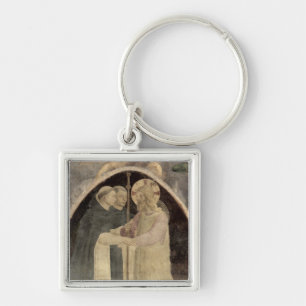 Christ Welcomes Two Dominican Friars, (fresco) (de Keychain