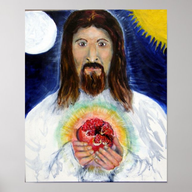 Christ With Pomegranate Poster (Front)
