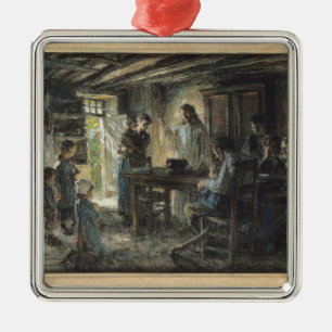 Christ with the Meek, 1903-04 Metal Ornament