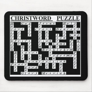 CHRIST-Word Puzzle Mouse Pad