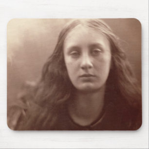 Christabel, portrait of May Prinsep, c.1867 (sepia Mouse Pad
