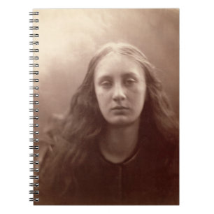 Christabel, portrait of May Prinsep, c.1867 (sepia Notebook