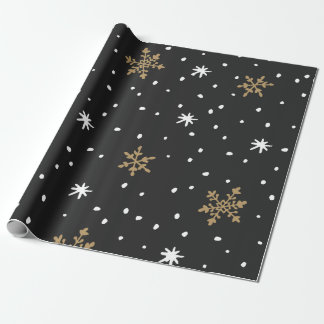 Christamas Snowflakes Matte Wrapping Wrapping Paper