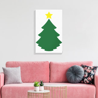 Christamas tree design 1 canvas print