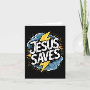 Christan Jesus Saves Premium Card