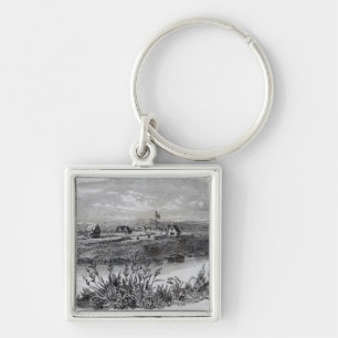 Christchurch, Canterbury Colony, New Zealand Keychain