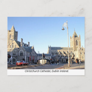Christchurch Cathedral, Dublin Ireland Holiday Postcard