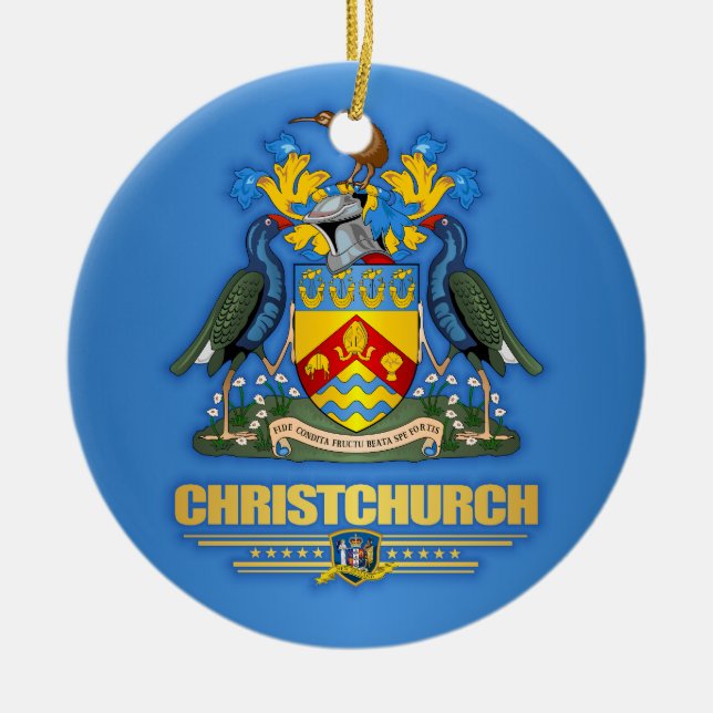Christchurch Ceramic Ornament (Front)