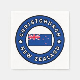 Christchurch New Zealand Napkin