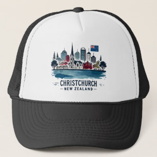 Christchurch New Zealand  Trucker Hat