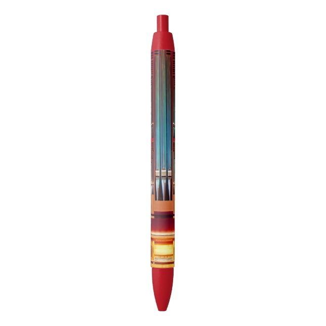 Christchurch organ pipe pen (Front Vertical)