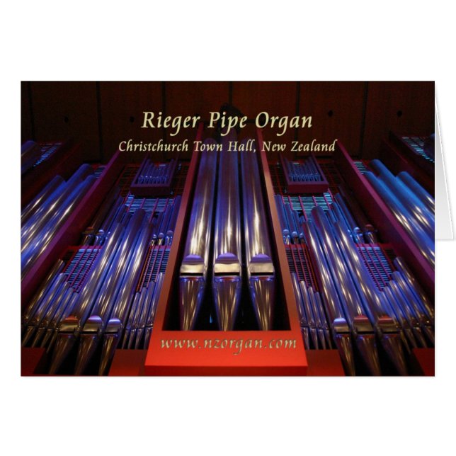 Christchurch Town Hall organ - purple (Front Horizontal)