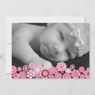 Christening Baptême Girls Photo Invitation Invitat