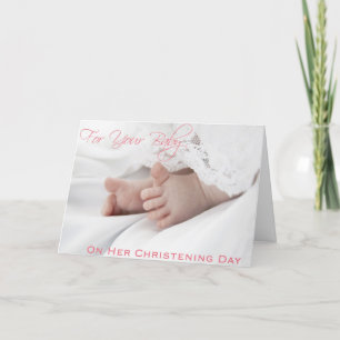 Christening/Baptism Cards for Baby Girl