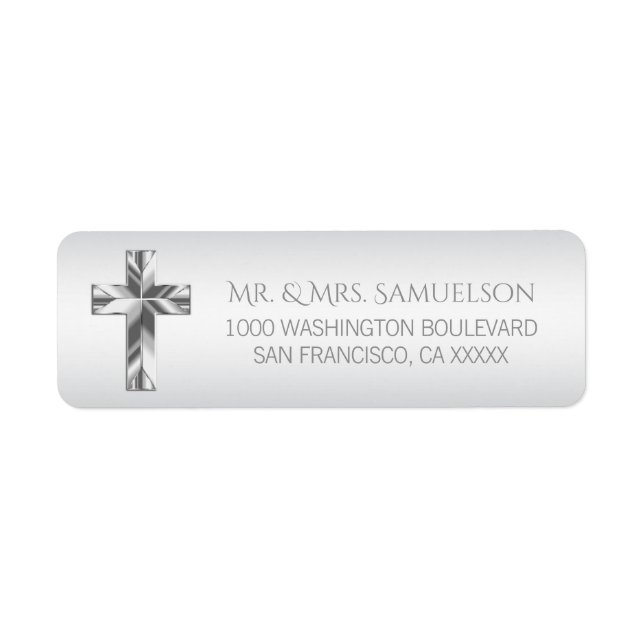 Christening / Baptism / Communion Blue Cross (Front)