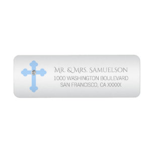 Christening / Baptism / Communion Blue Cross BOY