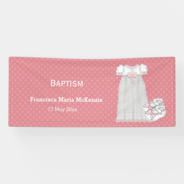 Christening * choose background colour banner (Horizontal)