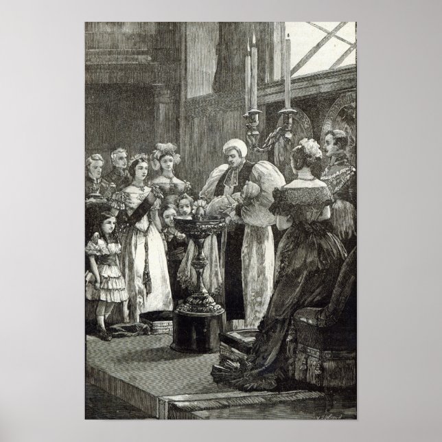 Christening of the Princess Louise Poster (Front)