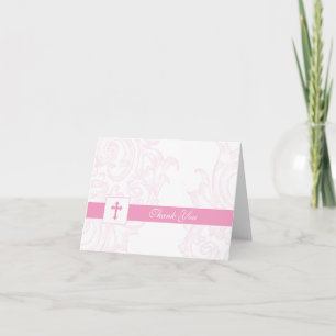 Christening or First Communion Thank You Card