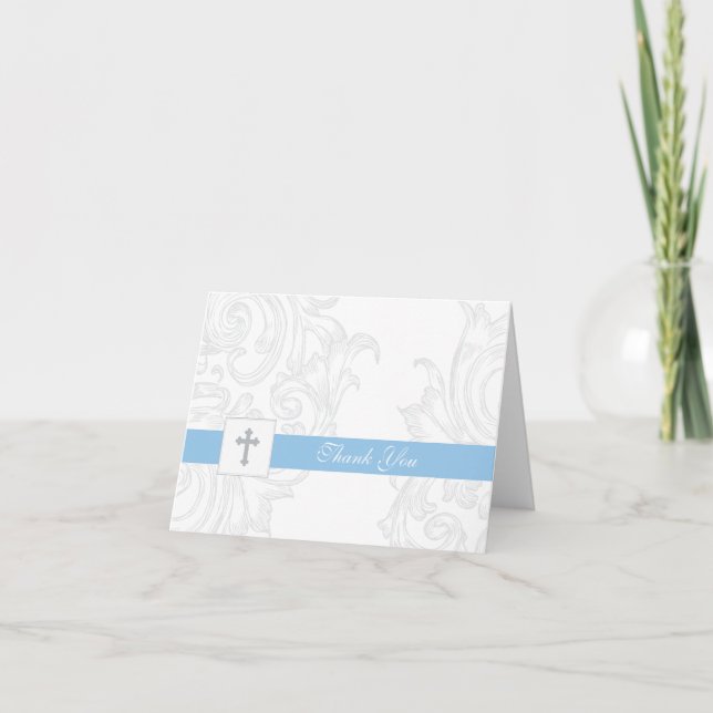 Christening or First Communion Thank You Card (Front)