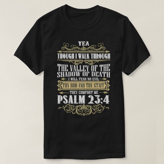 Christerest Psalm 23 The Lord Is My Shepherd Chris T-Shirt (Design Front)