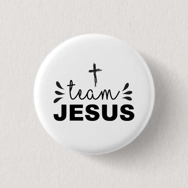 Christian 1 Inch Round Button (Front)