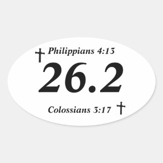 Christian 26.2 Sticker