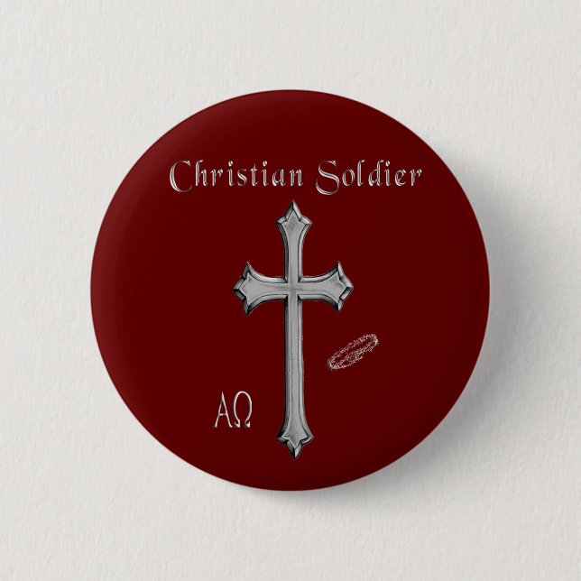 Christian 2 Inch Round Button (Front)