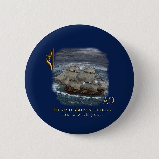 Christian 2 Inch Round Button (Front)