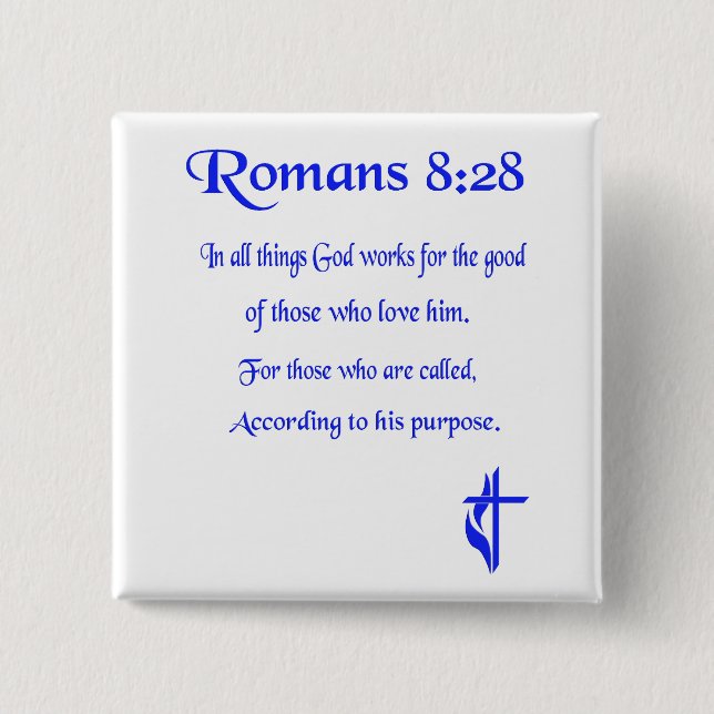 Christian 2 Inch Square Button (Front)