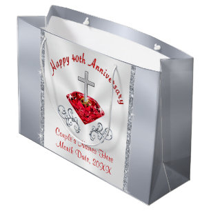 Christian 40th Wedding Anniversary Gift Bags