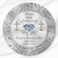 Christian 60th Wedding Anniversary Party Favours