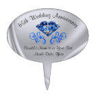 Christian 65th Wedding Anniversary Cake Topper
