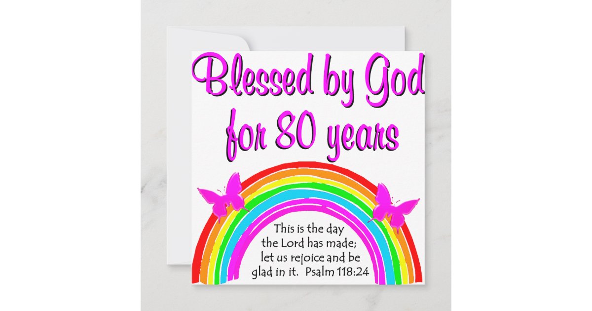 Bible Quotes For 80th Birthday