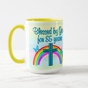 CHRISTIAN 85TH BIRTHDAY BLESSINGS MUG